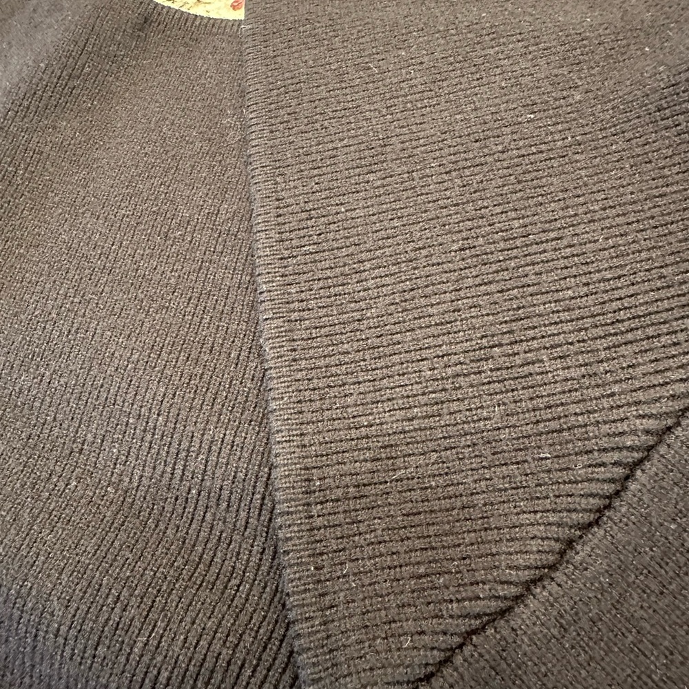 Forever 21 Black Long Sleeve Wrap Dress - Picture 7 of 7